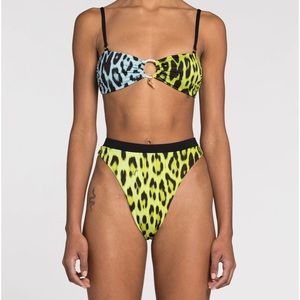 Roberto Cavalli High-Waisted Bikini Bottoms